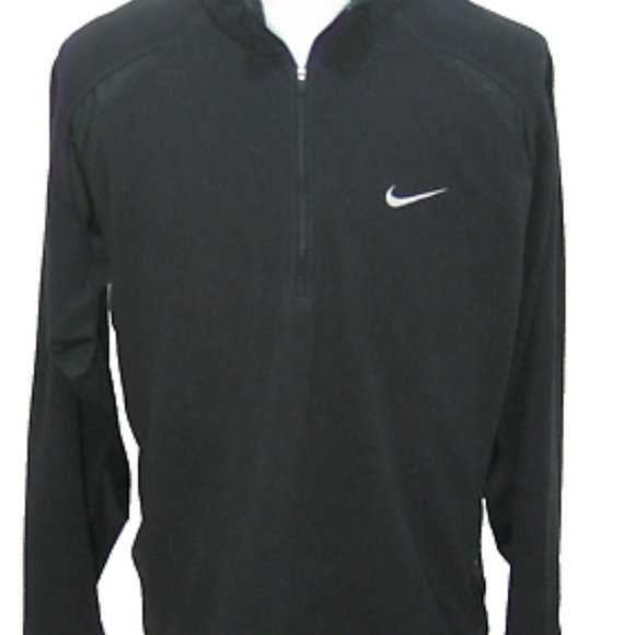 Nike Black Pullover with White Logo - Picture 1 of 7